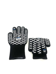 Rough Waters Fishing/BBQ Gloves (Blk/Wht)